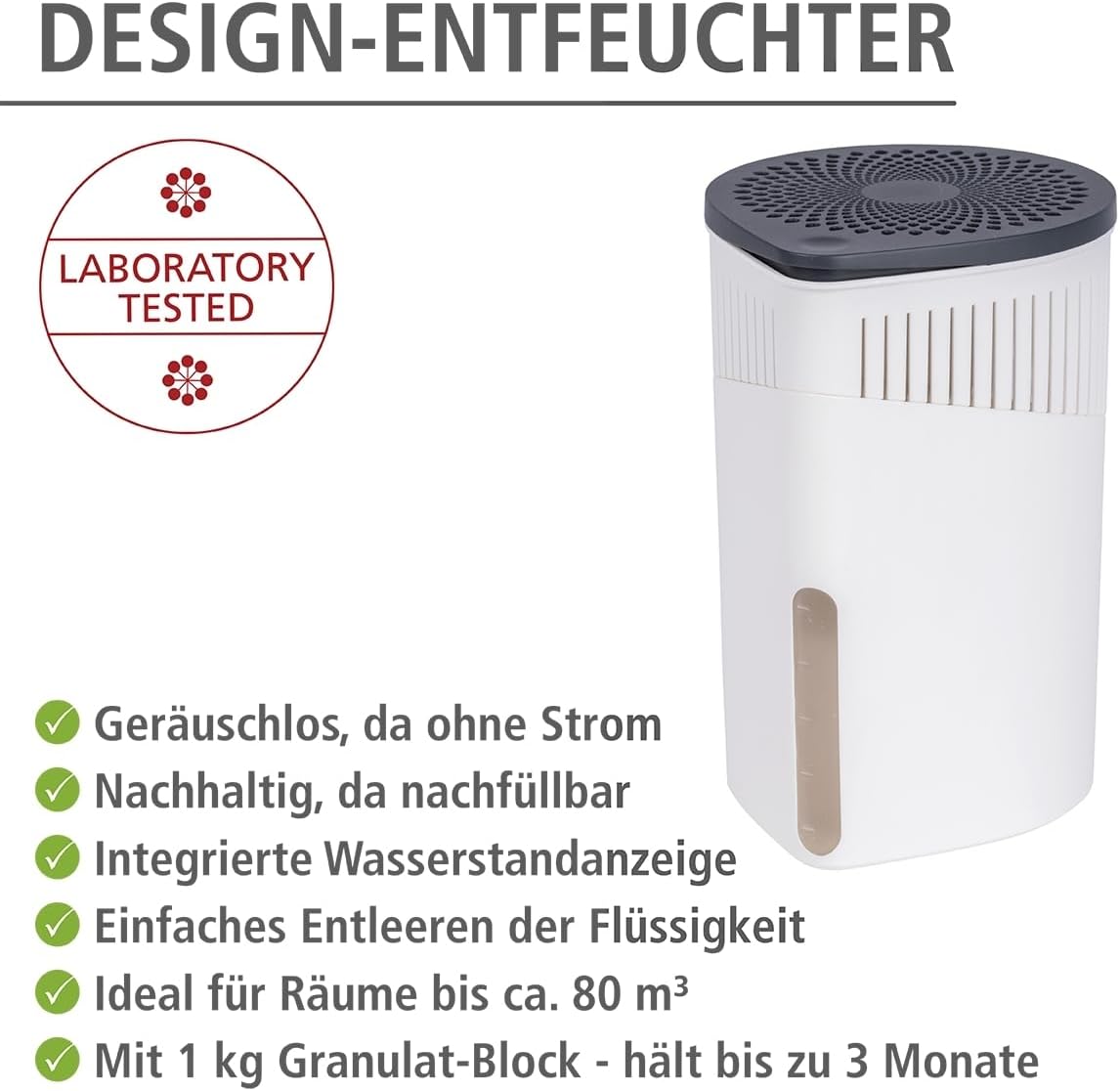 Raumentfeuchter Drop, Weiss Raumentfeuchter