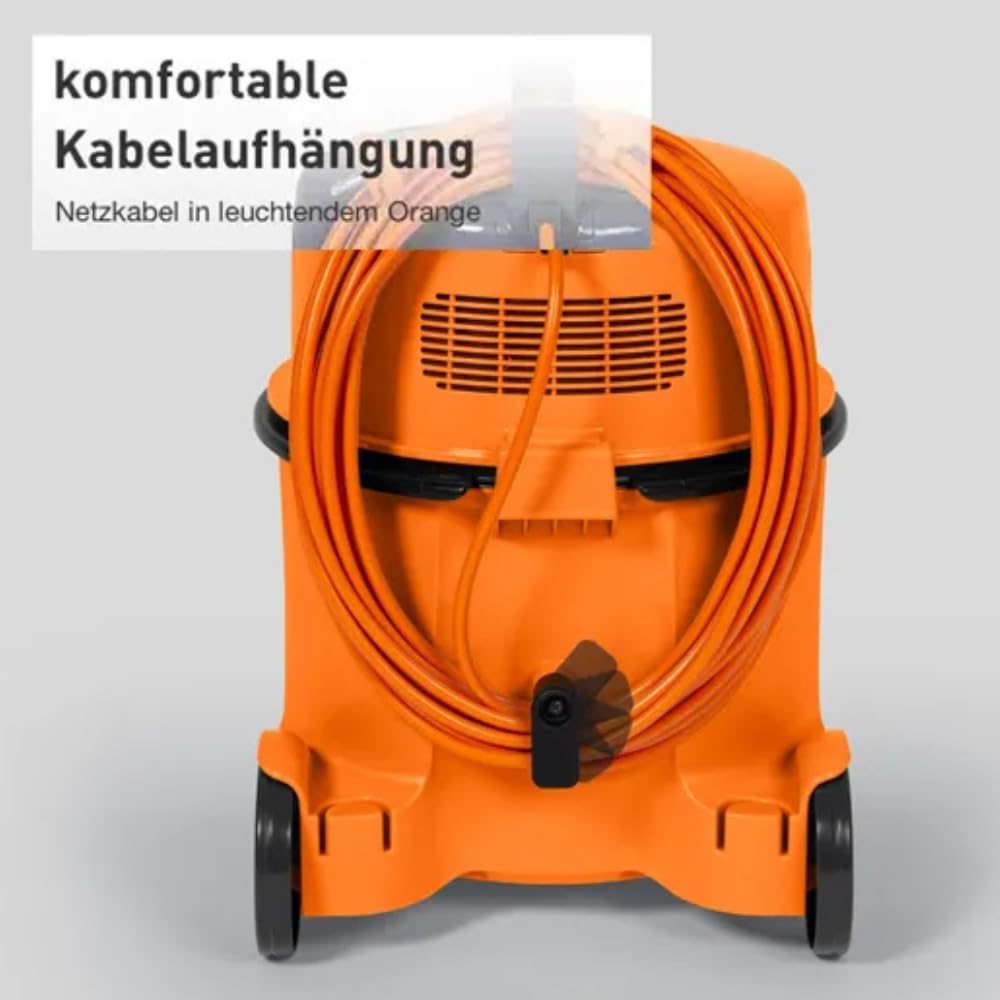 Beutelloser Bodenstaubsauger, Orange