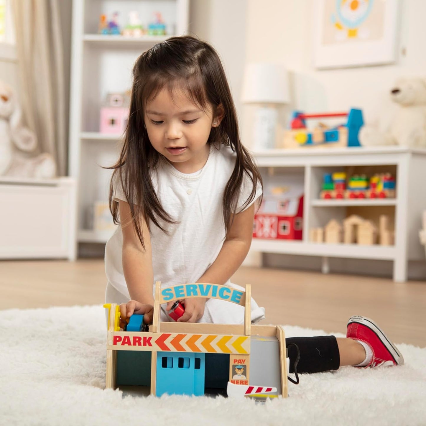 Parkgaragen-Set mit realistischen Funktionen, Children's Toy