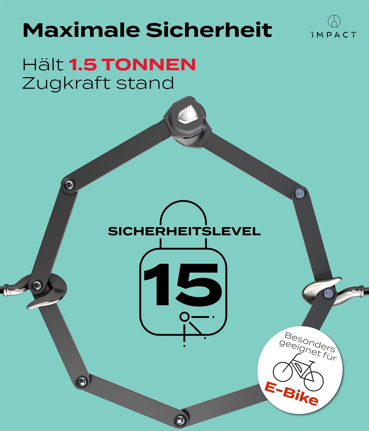 PortaLock 15 - Velo-Zahlenschloss, Zahlencode