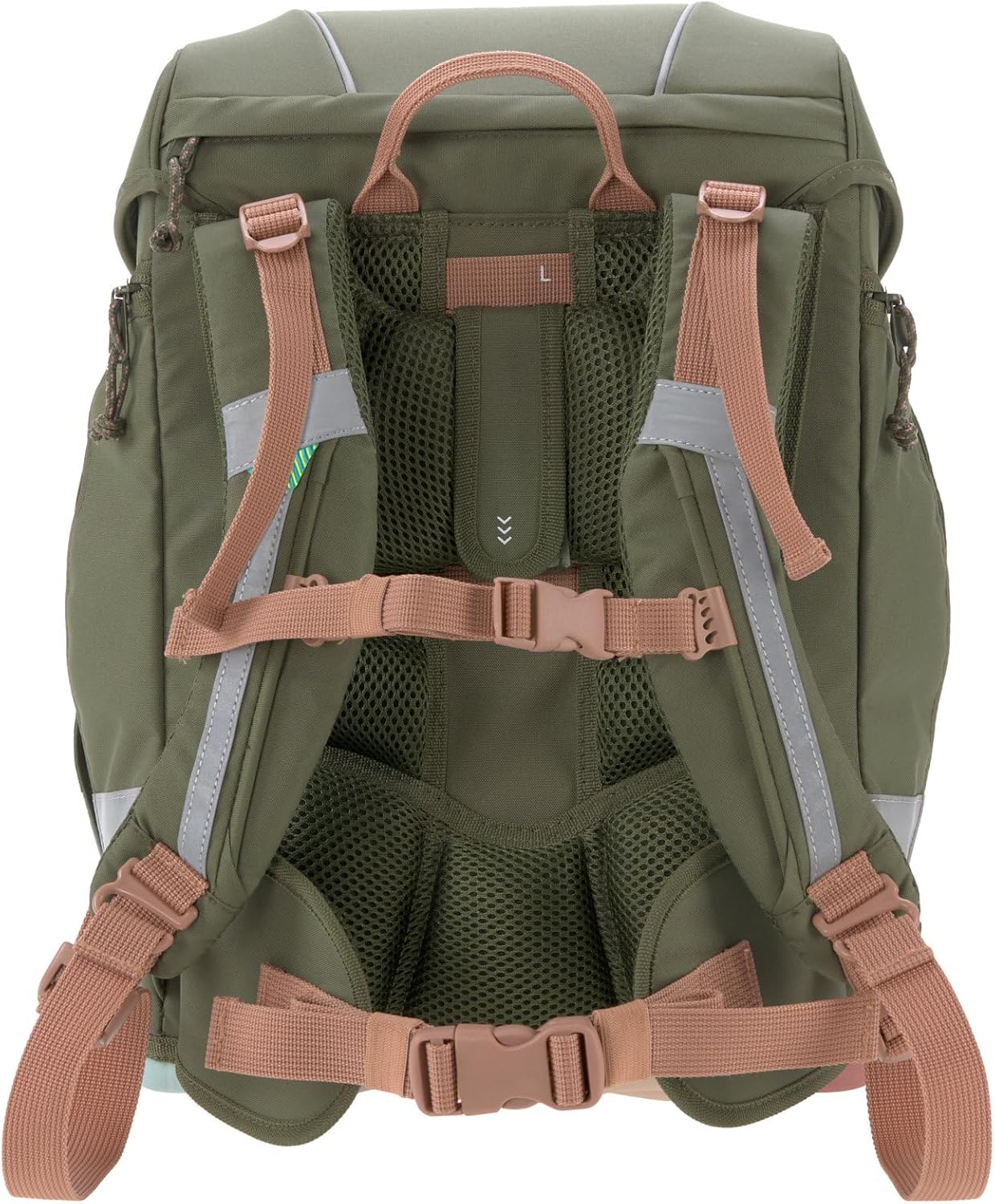 7-teiliges Schulranzen-Set Boxy Unique, Olive
