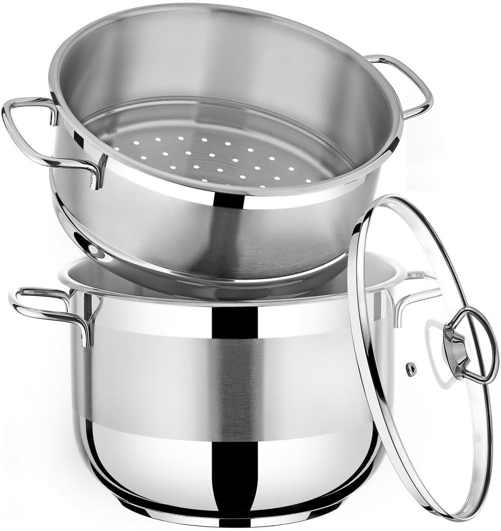 Couscoussiere Edelstahl-Dampfgarer (6 Liter)