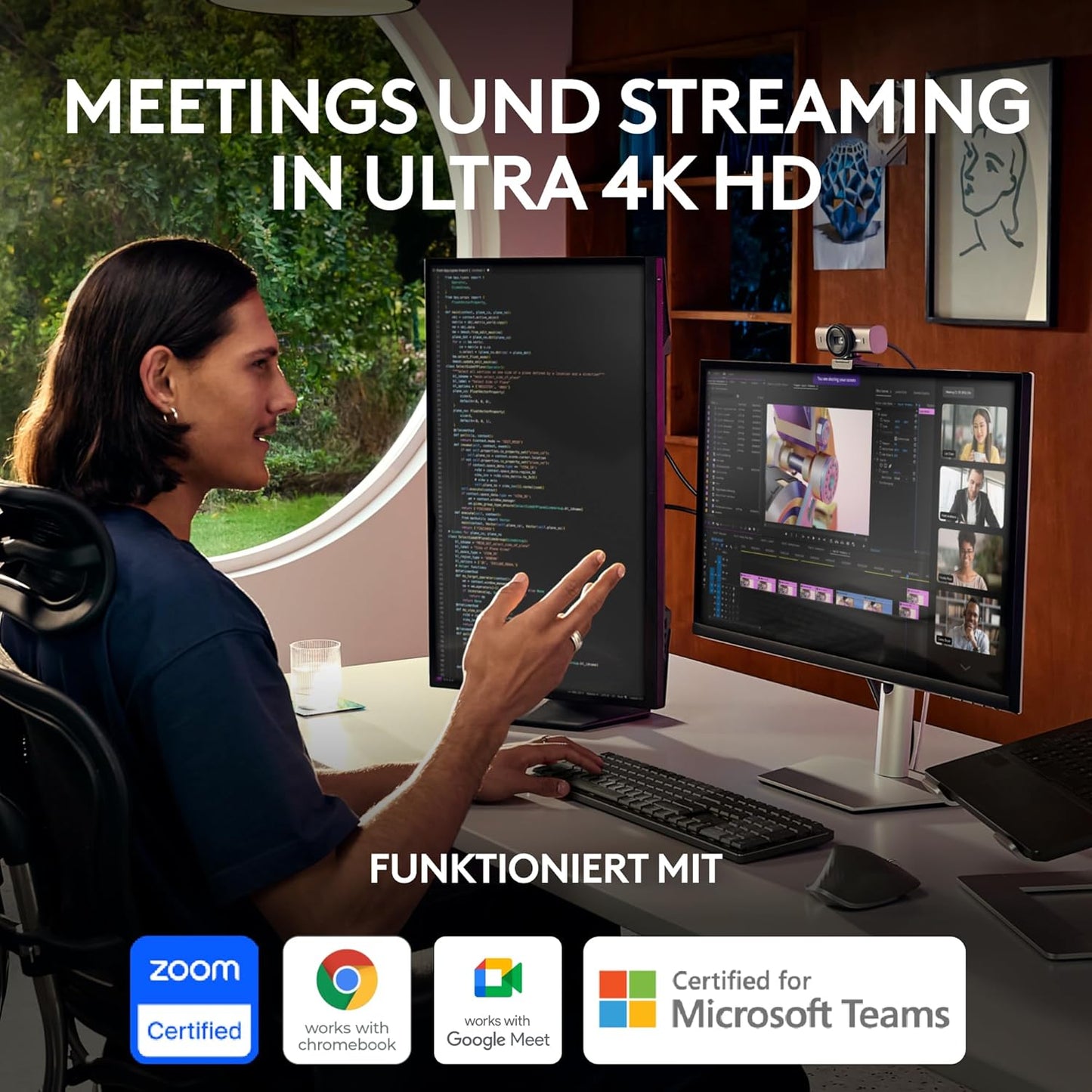 MX Brio 4K Streaming-Webcam