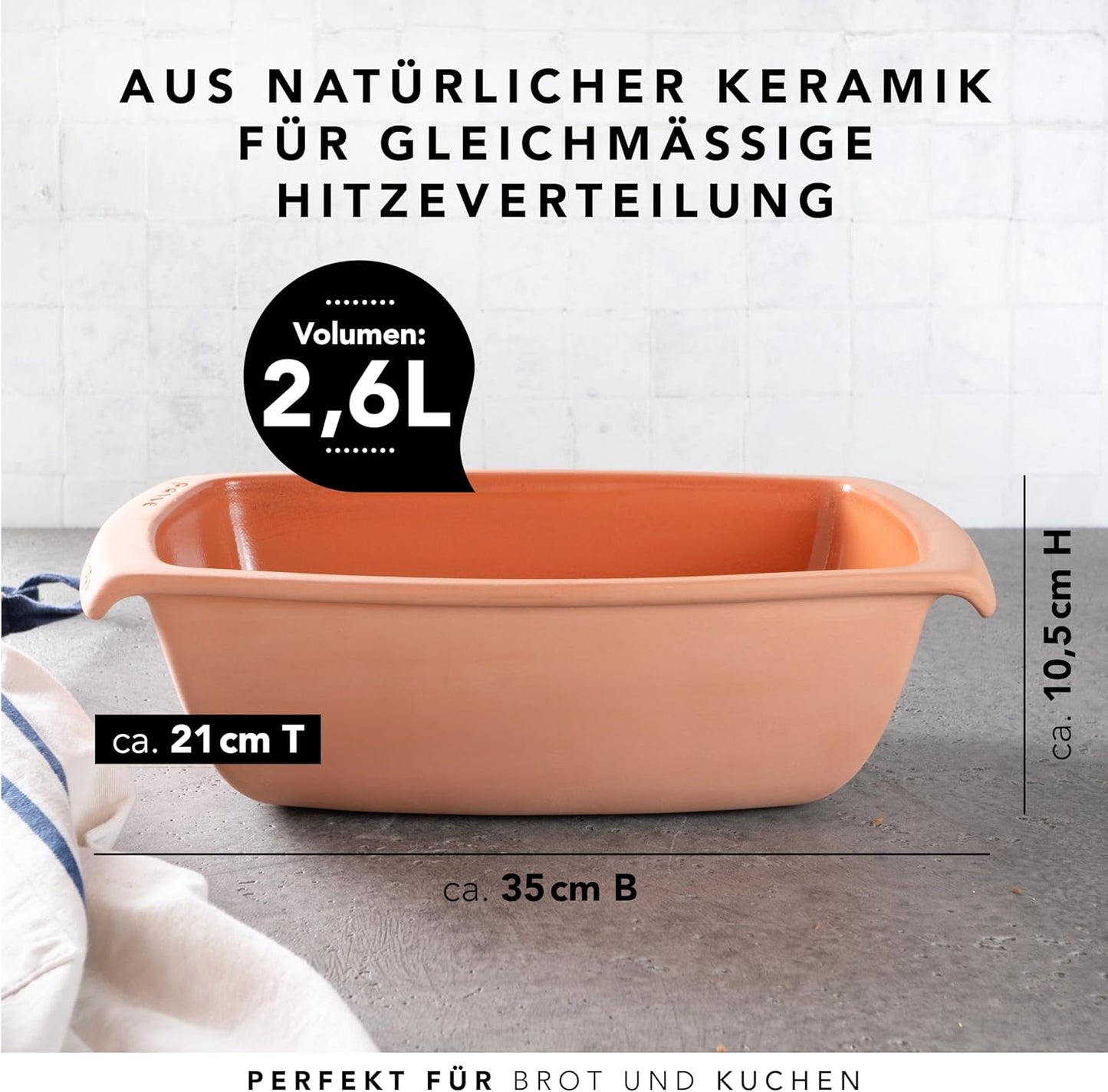 Brotbackform Maxi, 34,5cm