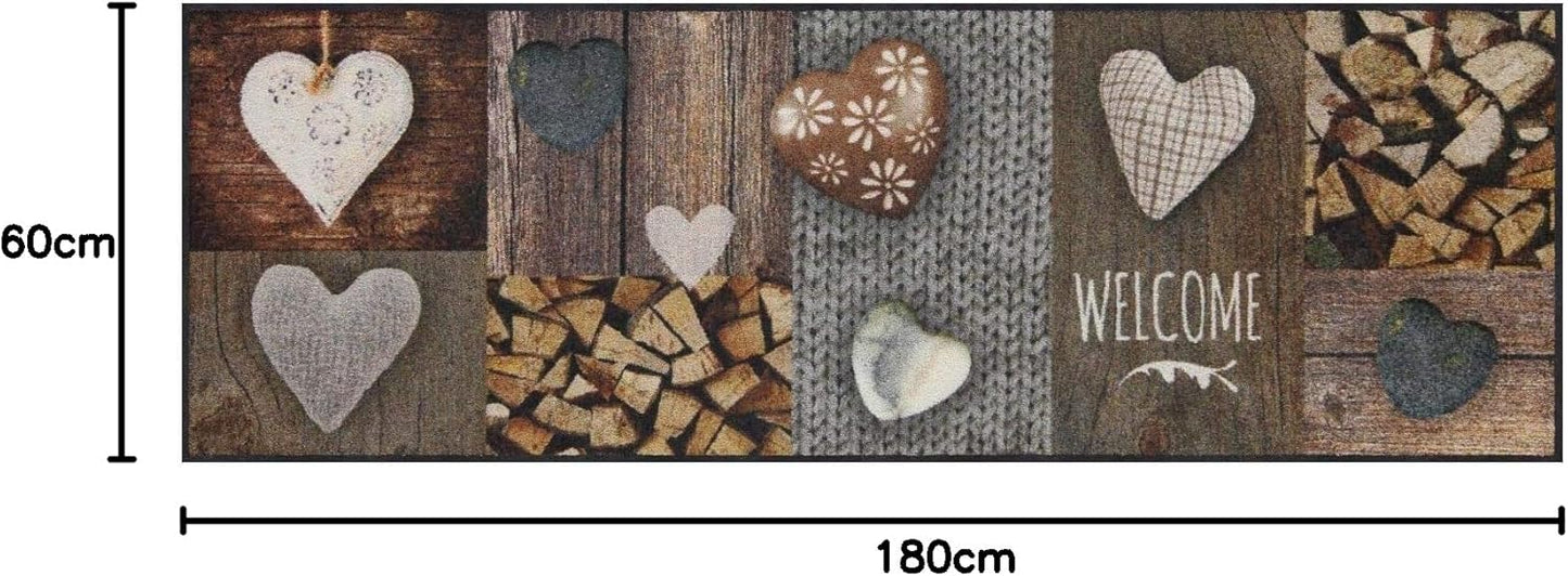 Fussmatte im Landhausstil (60x180 cm), 60x180cm