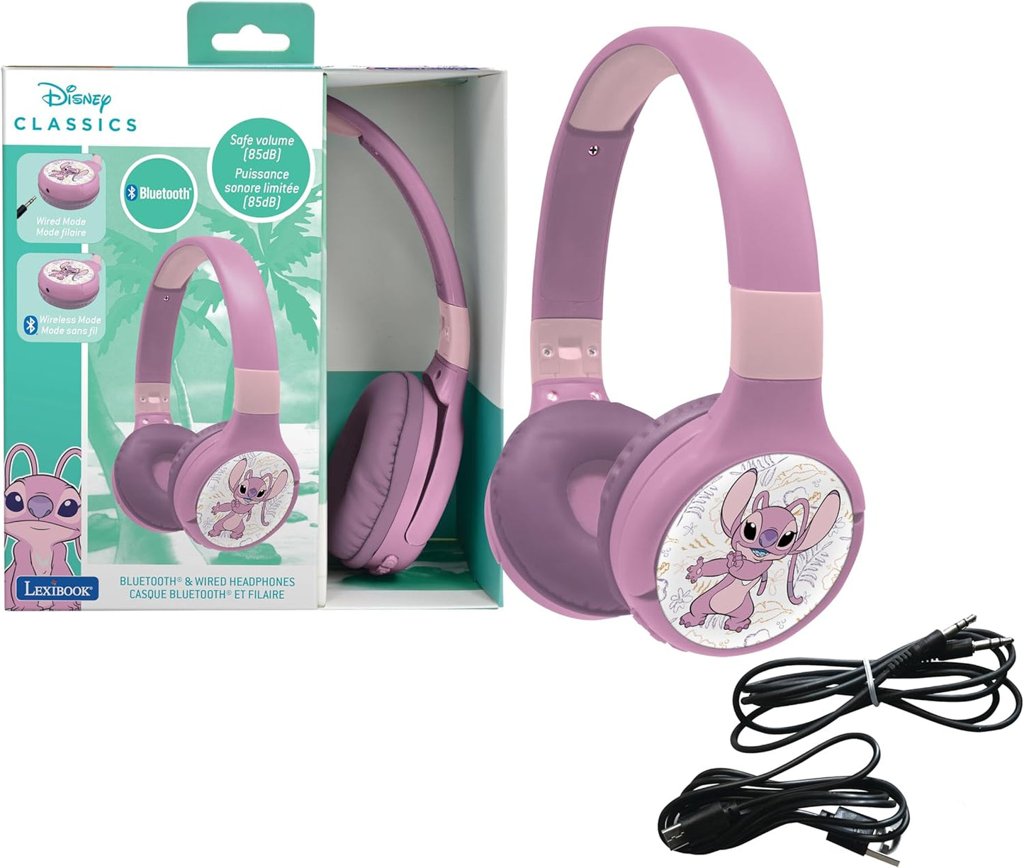 Disney Stitch Bluetooth-Kopfhörer, Disney Stitch - Angel