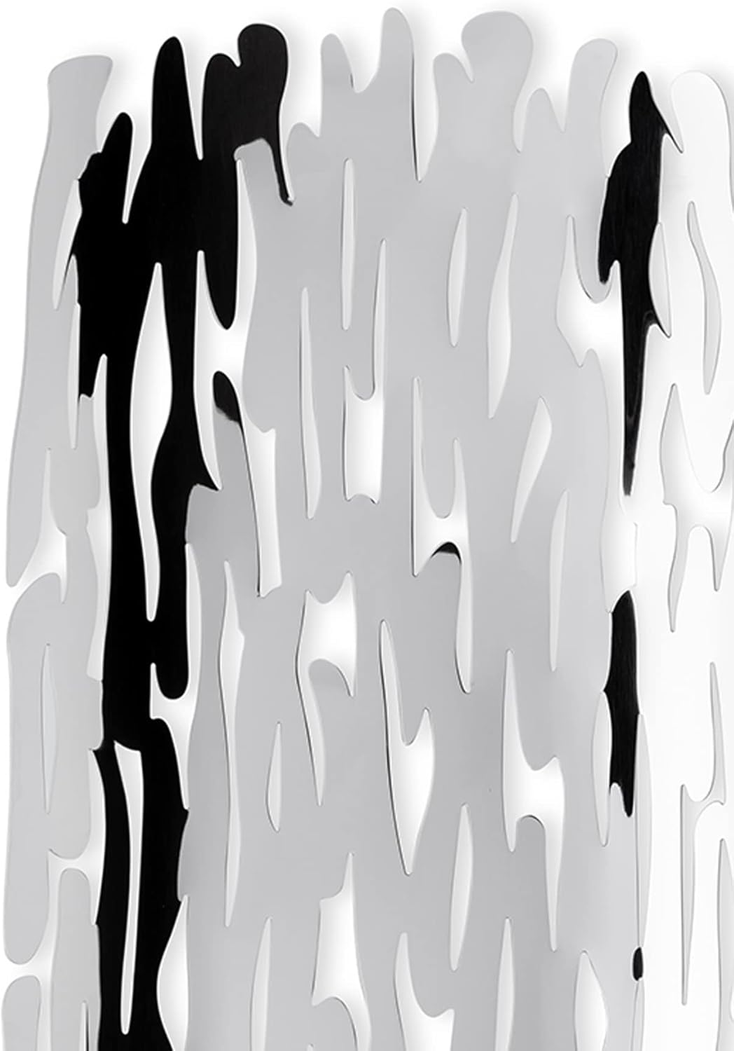 Dekoschale aus Stahl silberfarben, Silber