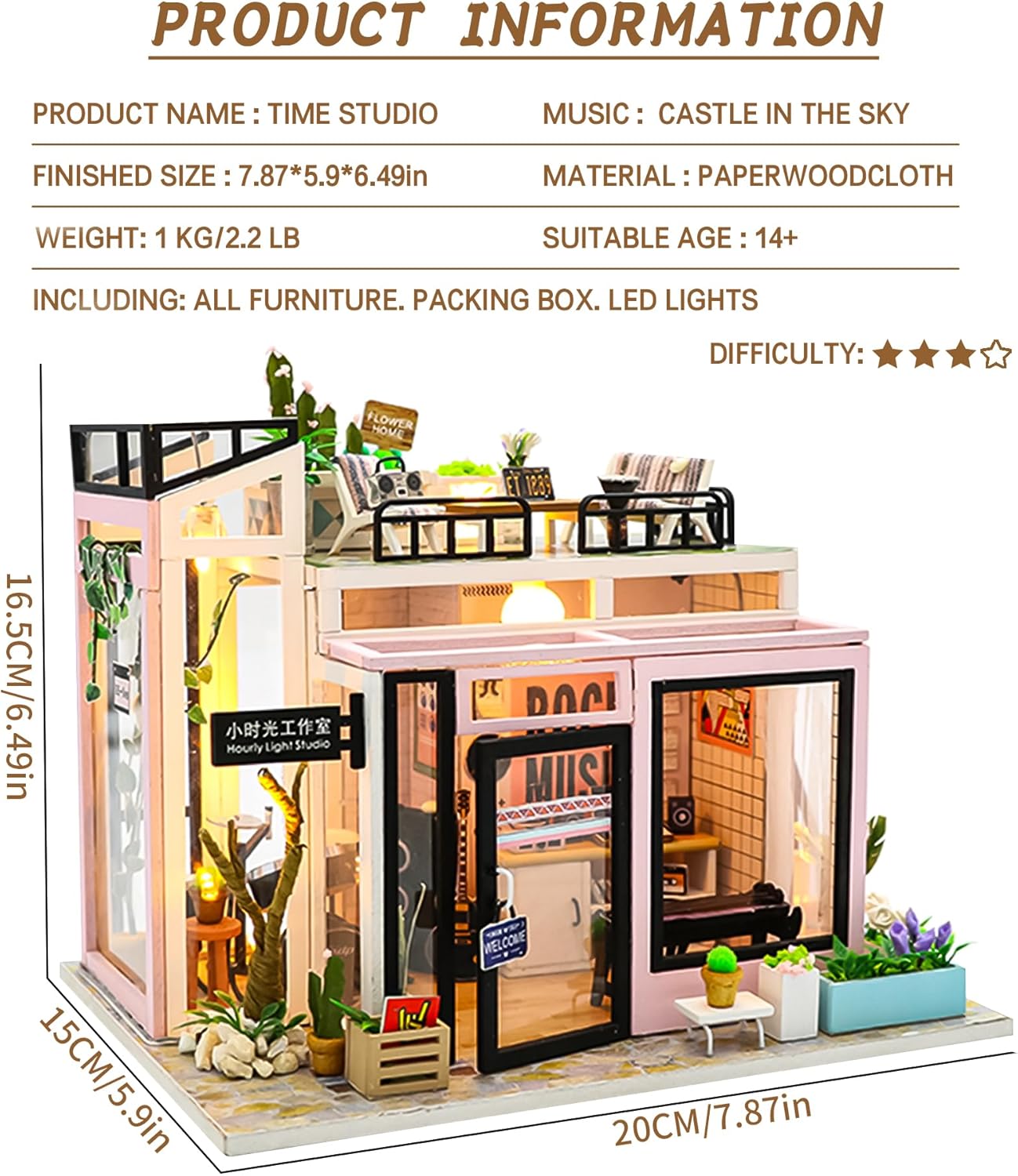 Miniatur-Haus Time Studio, Time Studio - M903