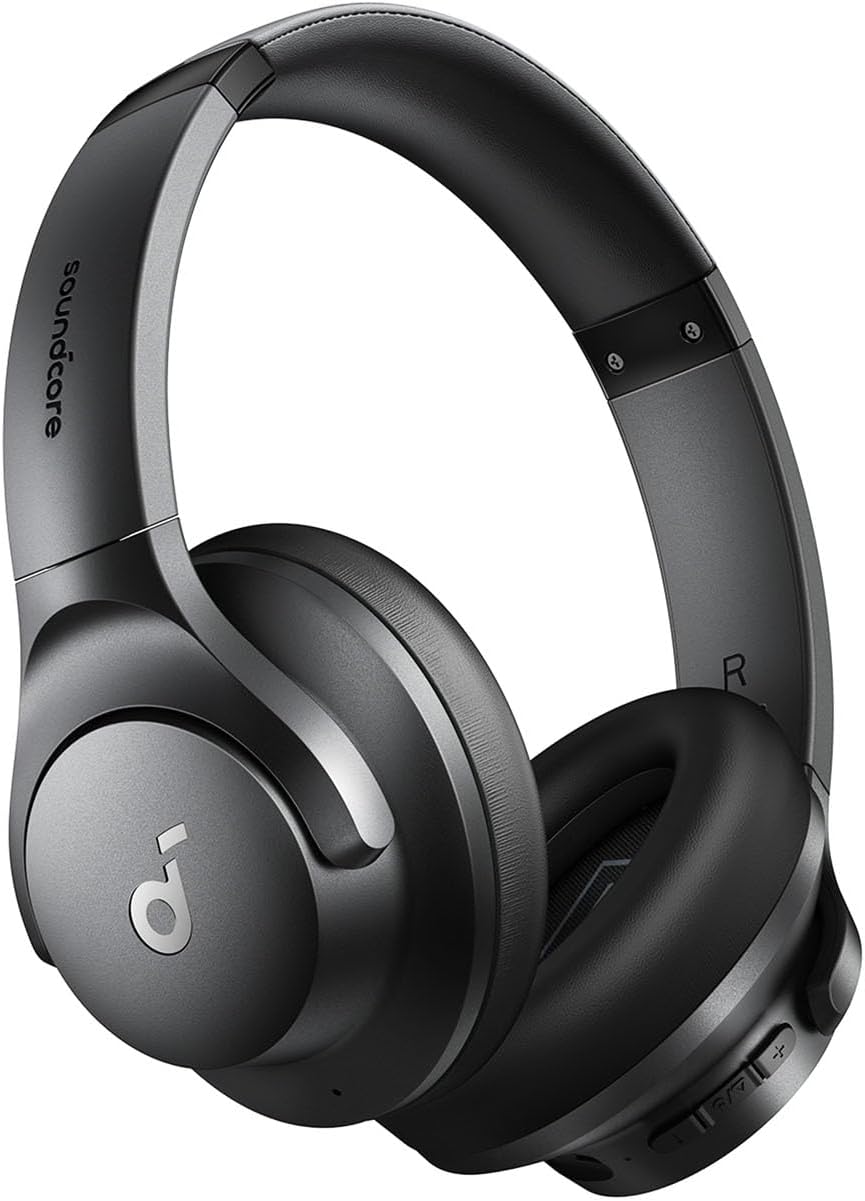 Q20i Bluetooth Over-Ear-Kopfhörer mit ANC, Schwarz