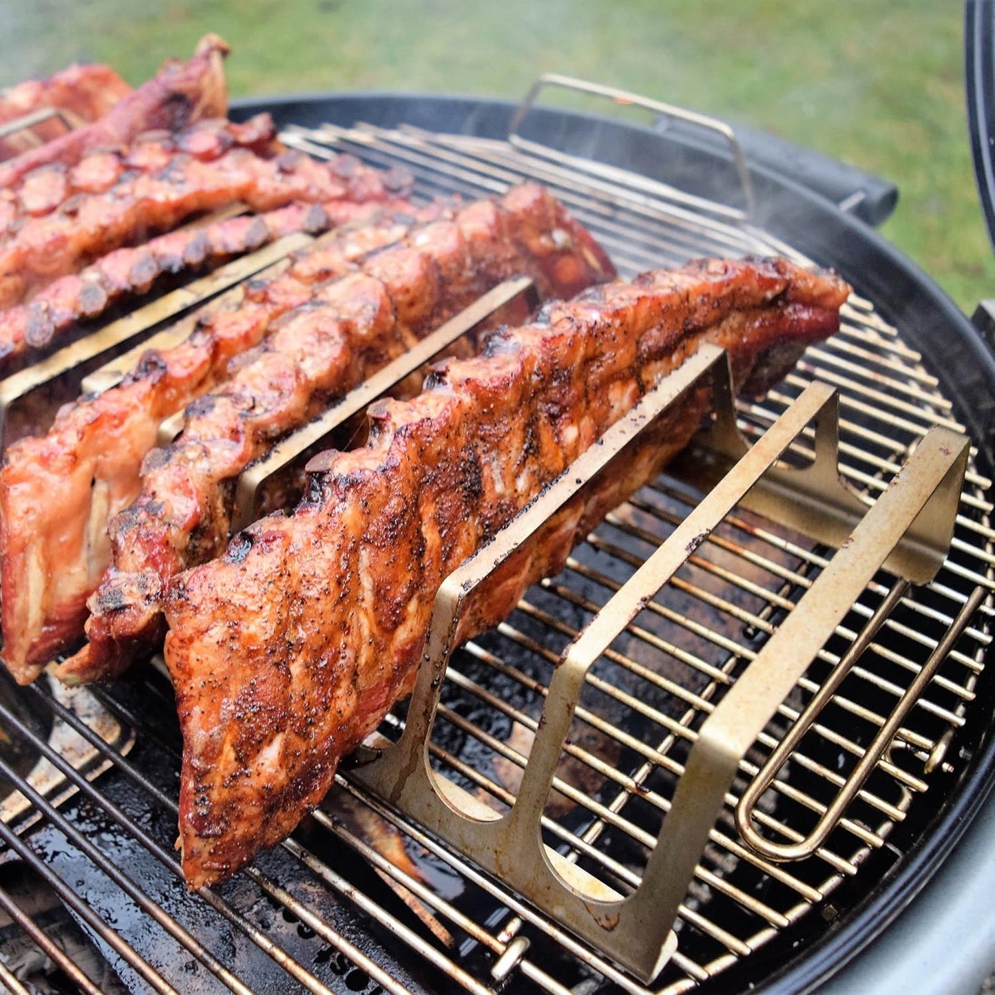 Rippchenhalter für Grill & Backofen, Rippchen-Halter