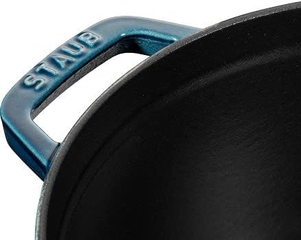 Runder Cocotte-Bräter La Mer, 28 cm Petrol-Blau