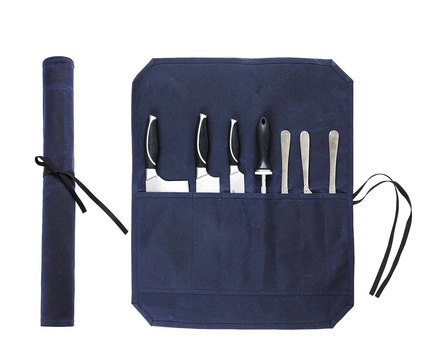 Messer-Rolltasche, Blau