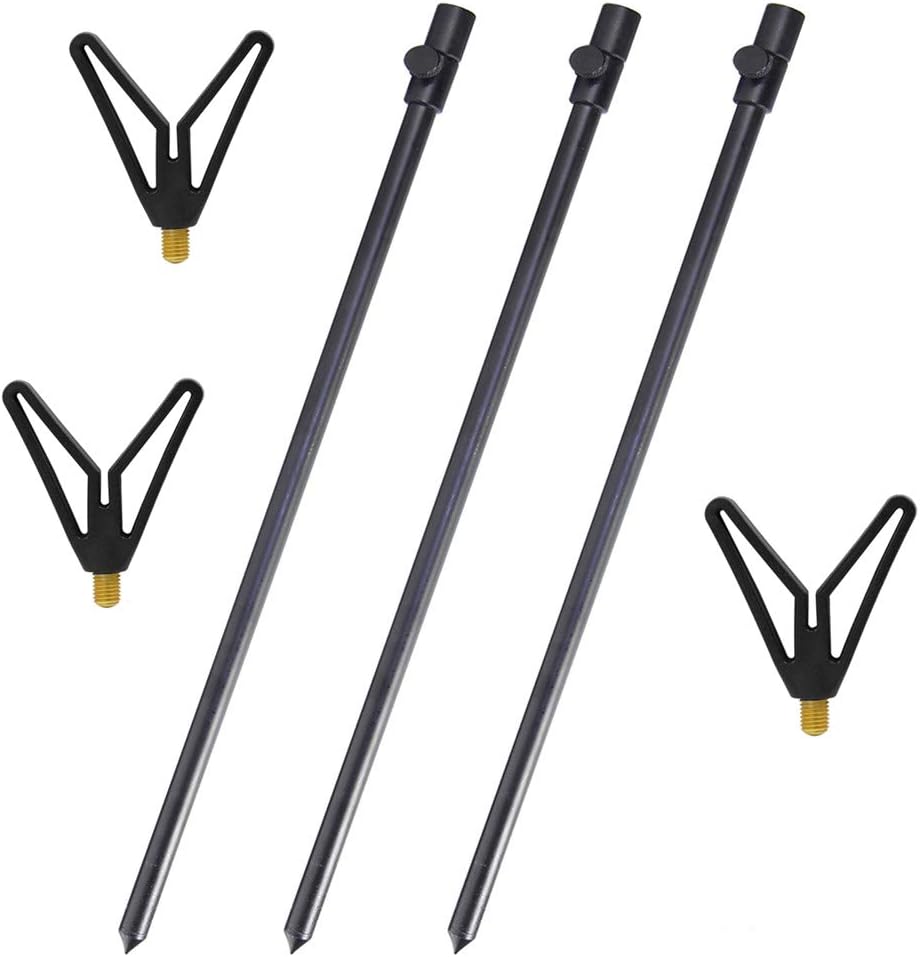 3er-Set Rutenhalter, 3 x Bankstick + 3 x Rutenauflage