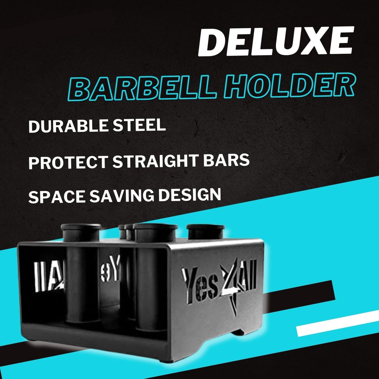Vertikaler Langhantelständer, Deluxe 5 Bars
