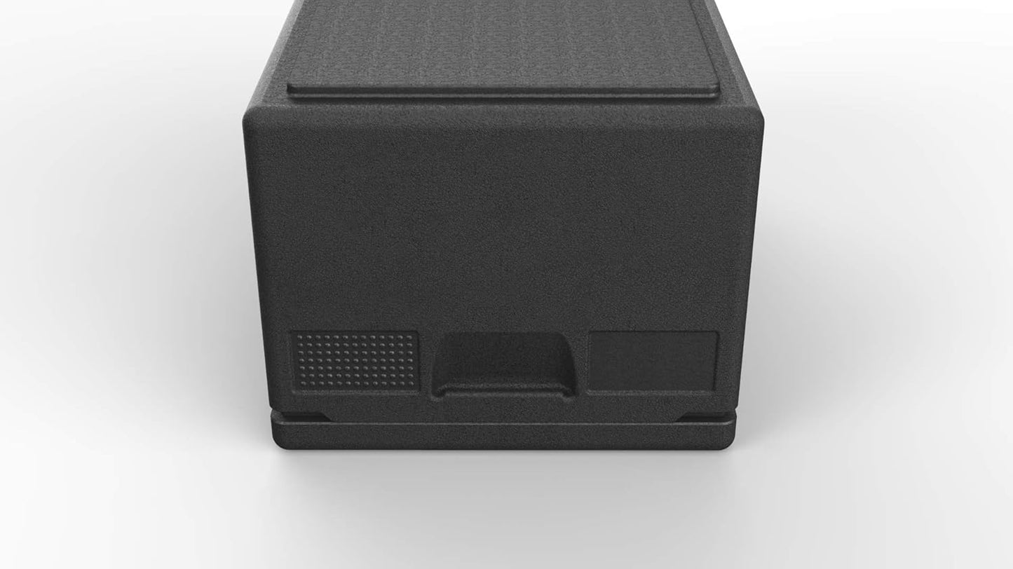 Thermobox GN 1/1 für Essen, Schwarz