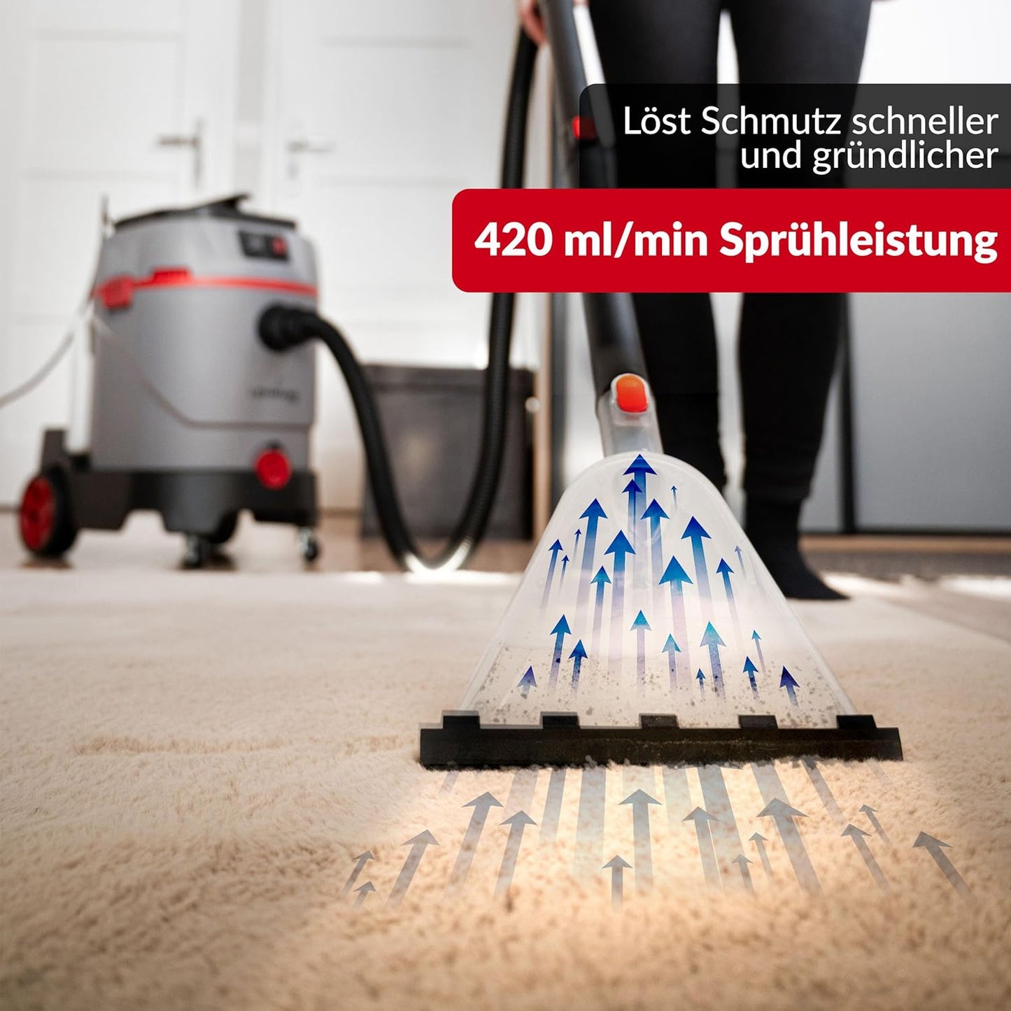 Profi Teppich- & Polsterreiniger