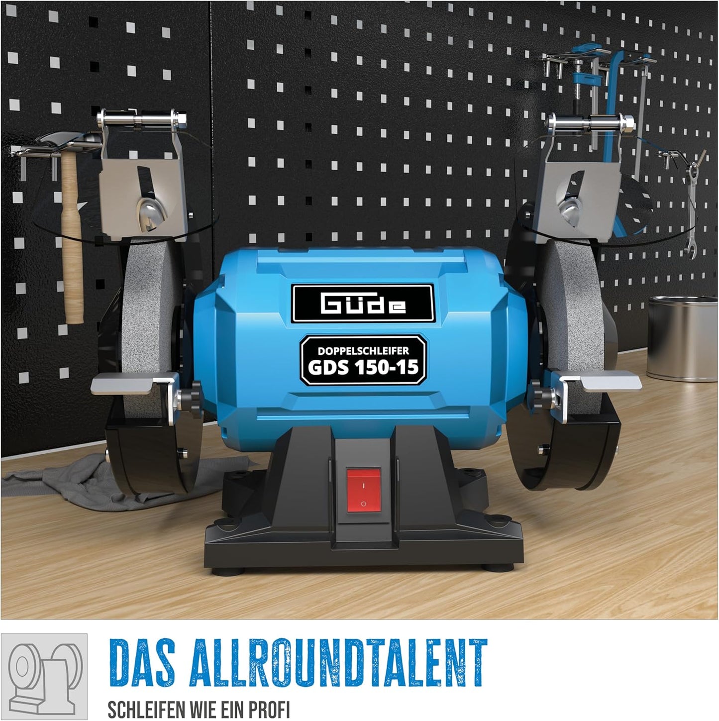 Doppelschleifer GDS 150-15 mit Schleifscheiben