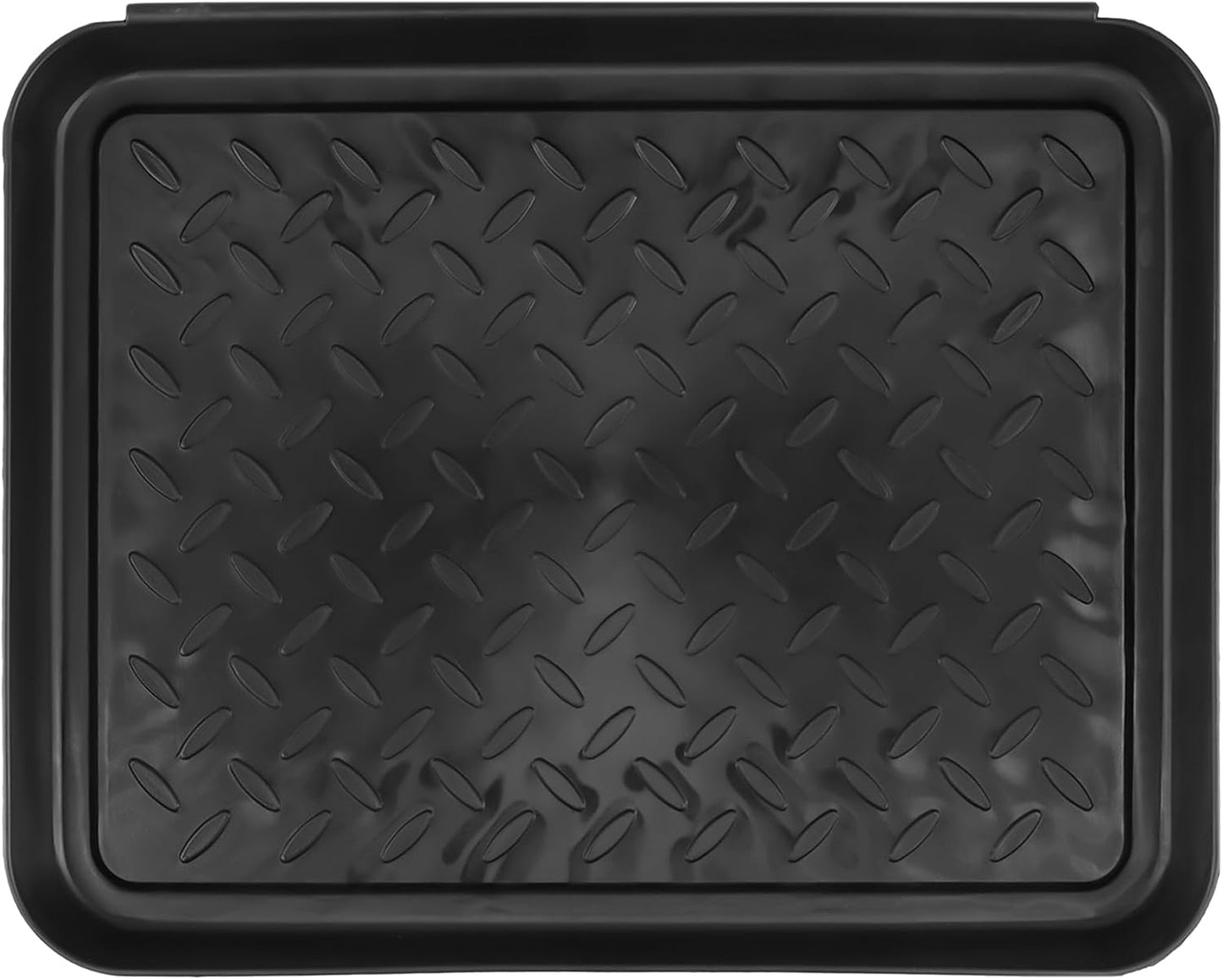 6-teiliges Schuhabtropfschalen-Set, Schwarz