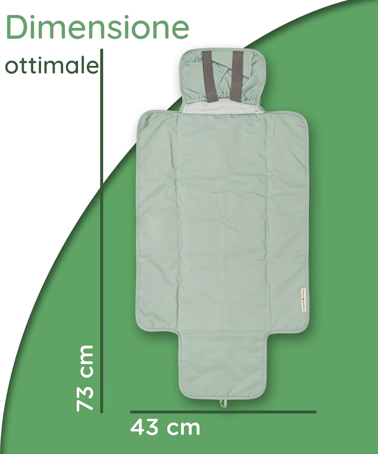 Wickelunterlage für unterwegs, Mint