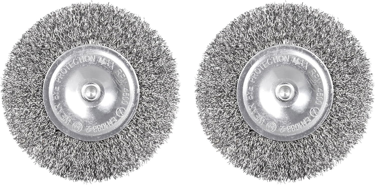 Stahlbürsten für Fugenreiniger Weedbuster, 2x Stahlbürsten für Fugenreiniger