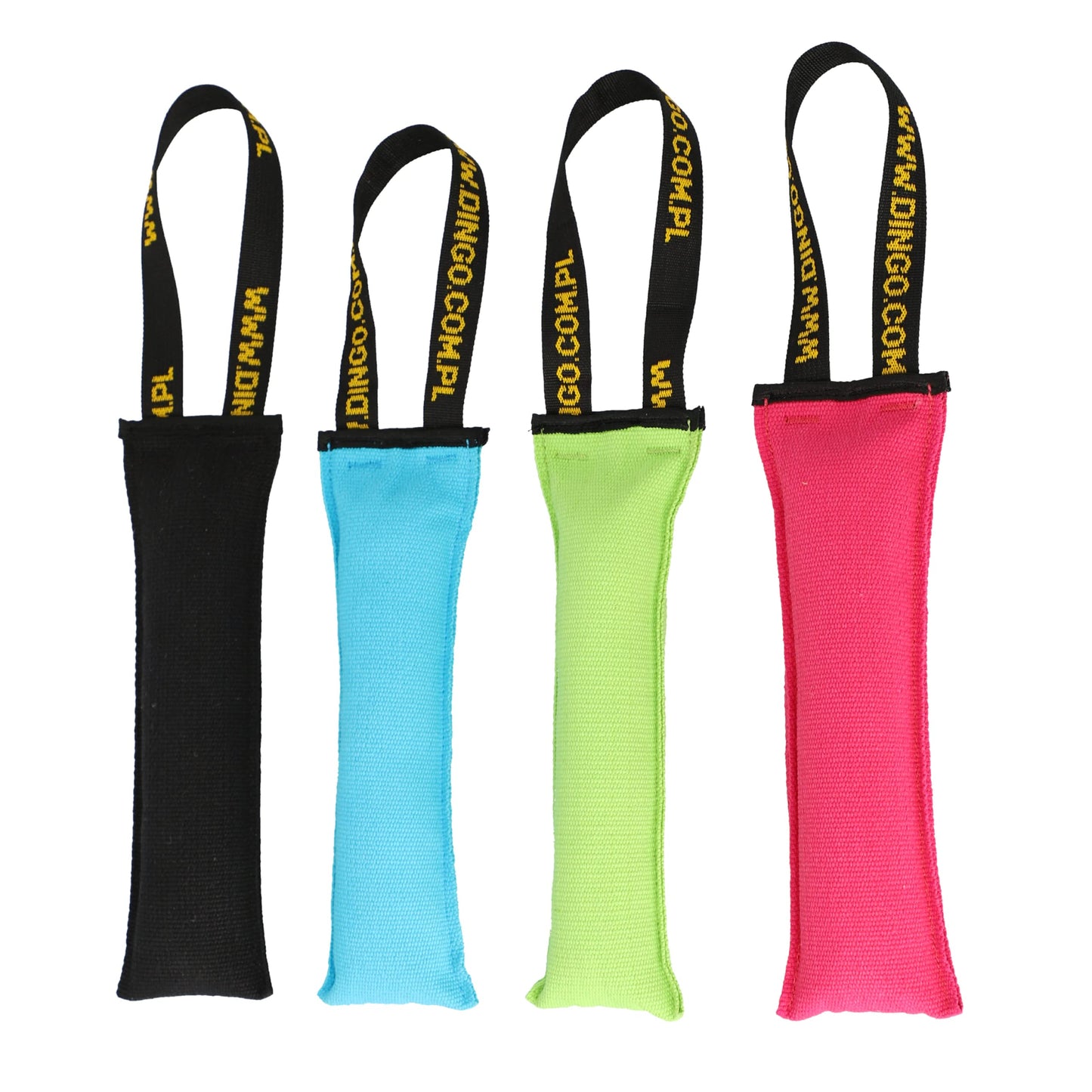 4-teiliges Hundespielzeug Beisswurst-Set für Apportieren, Agility-Training, Tauziehen, Set 4 Stück: 27 x 6 cm Mehrfarbig