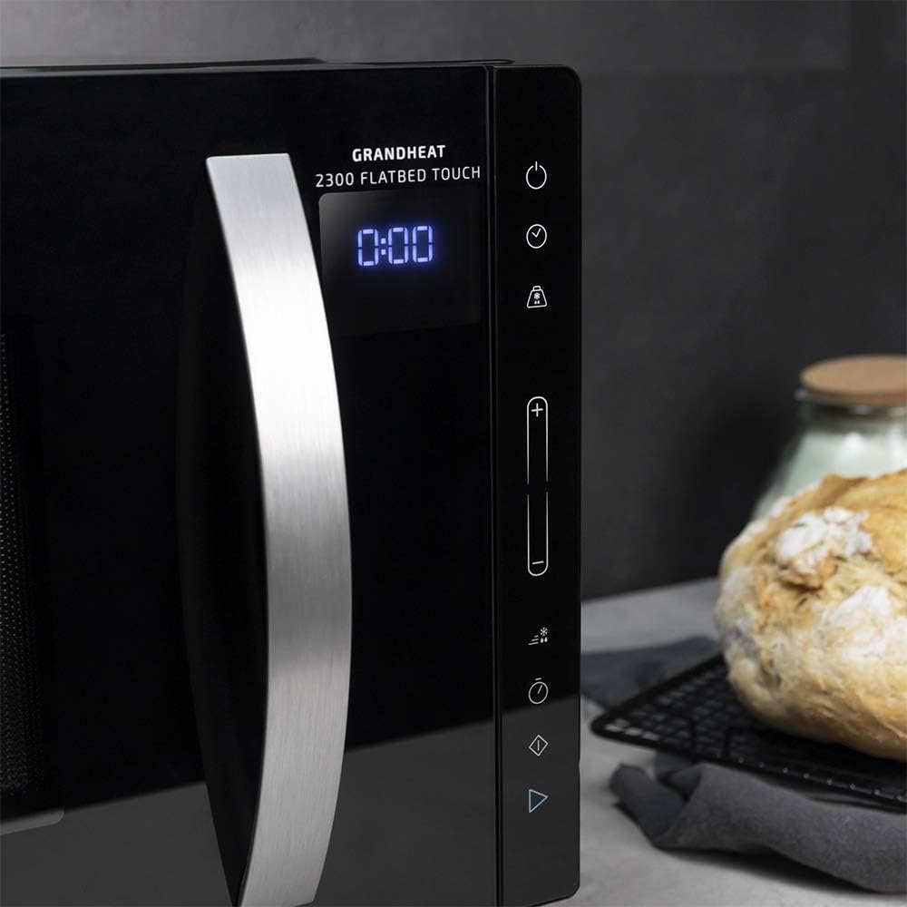 GrandHeat 2300 - Mikrowelle ohne Drehteller, 23 L Digital | Taktil Shwarz