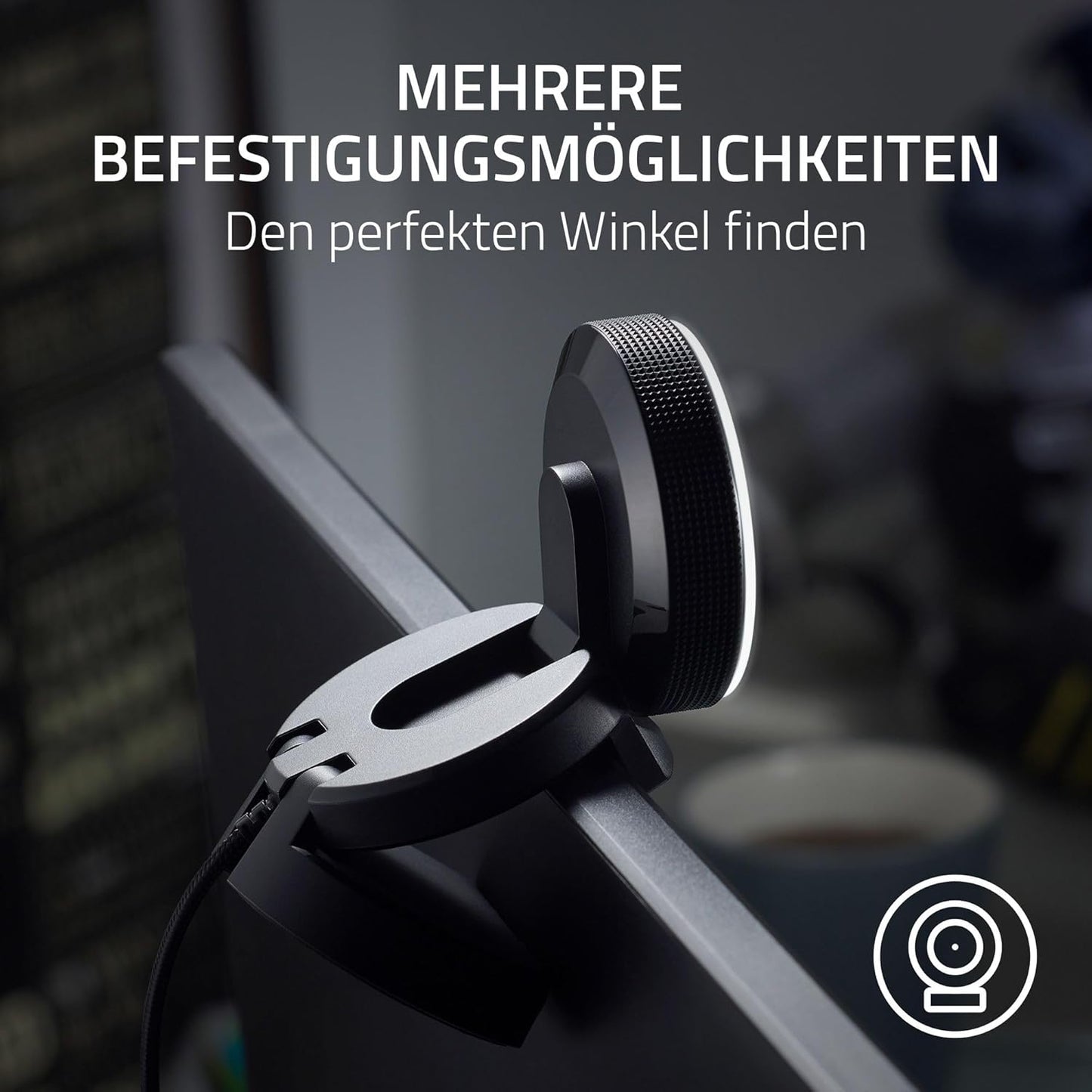 Streaming-Kamera mit Ring-Beleuchtung Kiyo, Kiyo