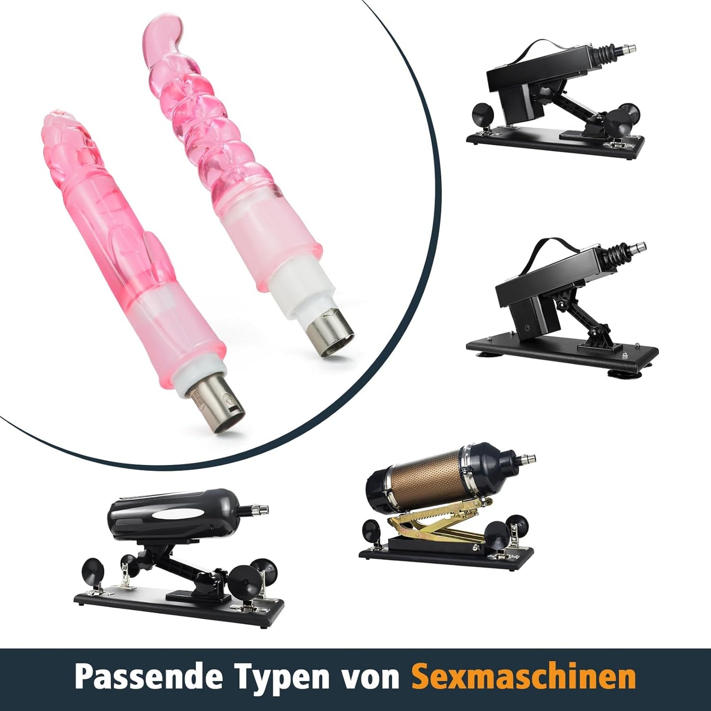 Anal Dildo Set für Sexmaschine, P02