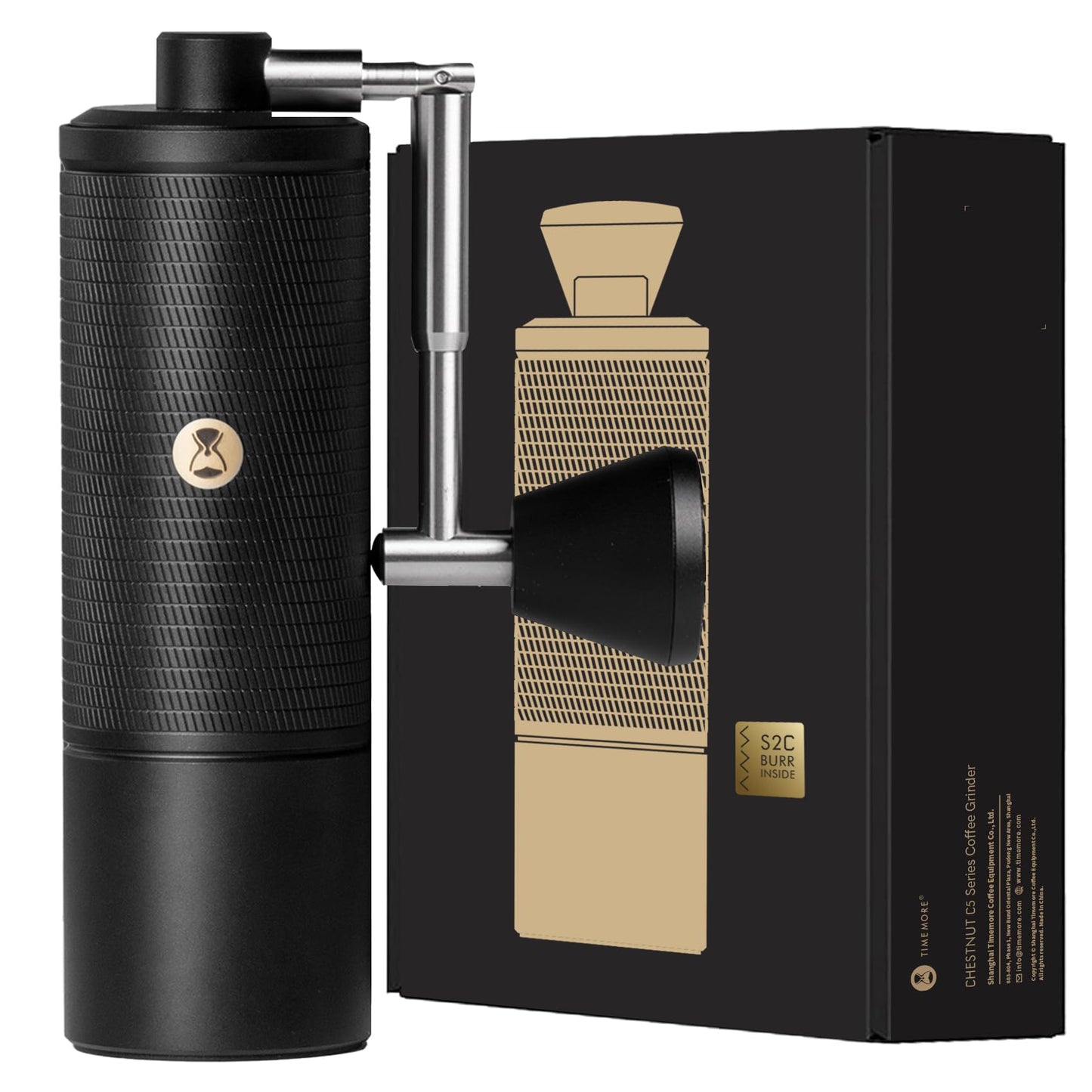 Handkaffeemühle C5 Pro, C5 Pro Schwarz