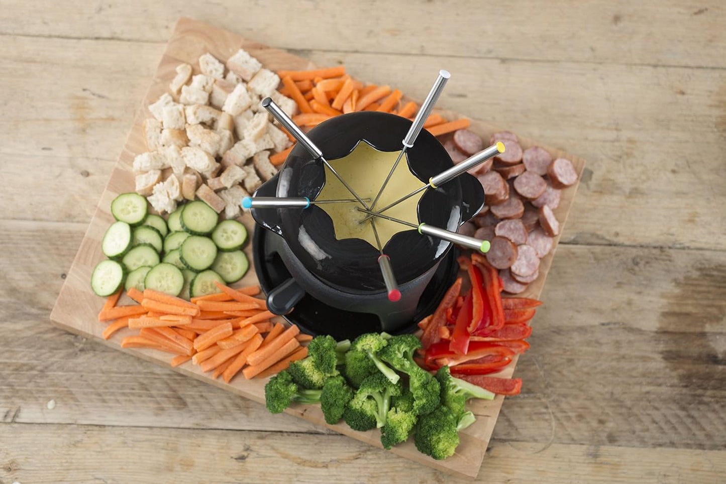 Fondue-Set, Schwarz