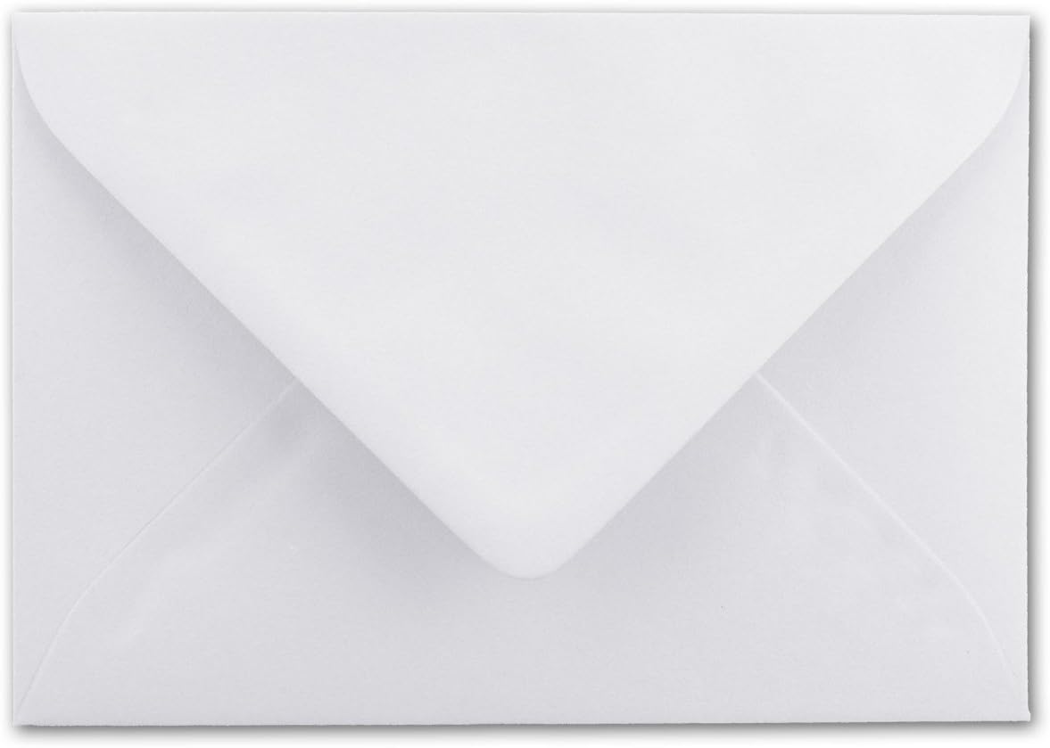Briefumschläge DIN C6 (200 Stück), 200 Umschläge 10-Hochweiss