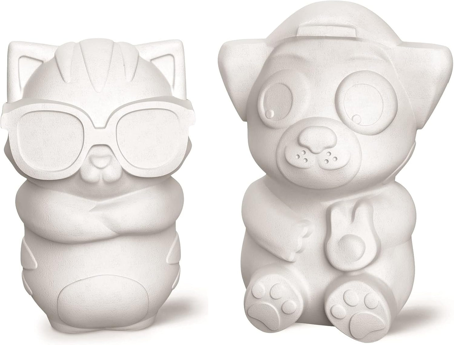 Gipsfiguren Bastel- und Mal-Set Plaster Friends, Maxi