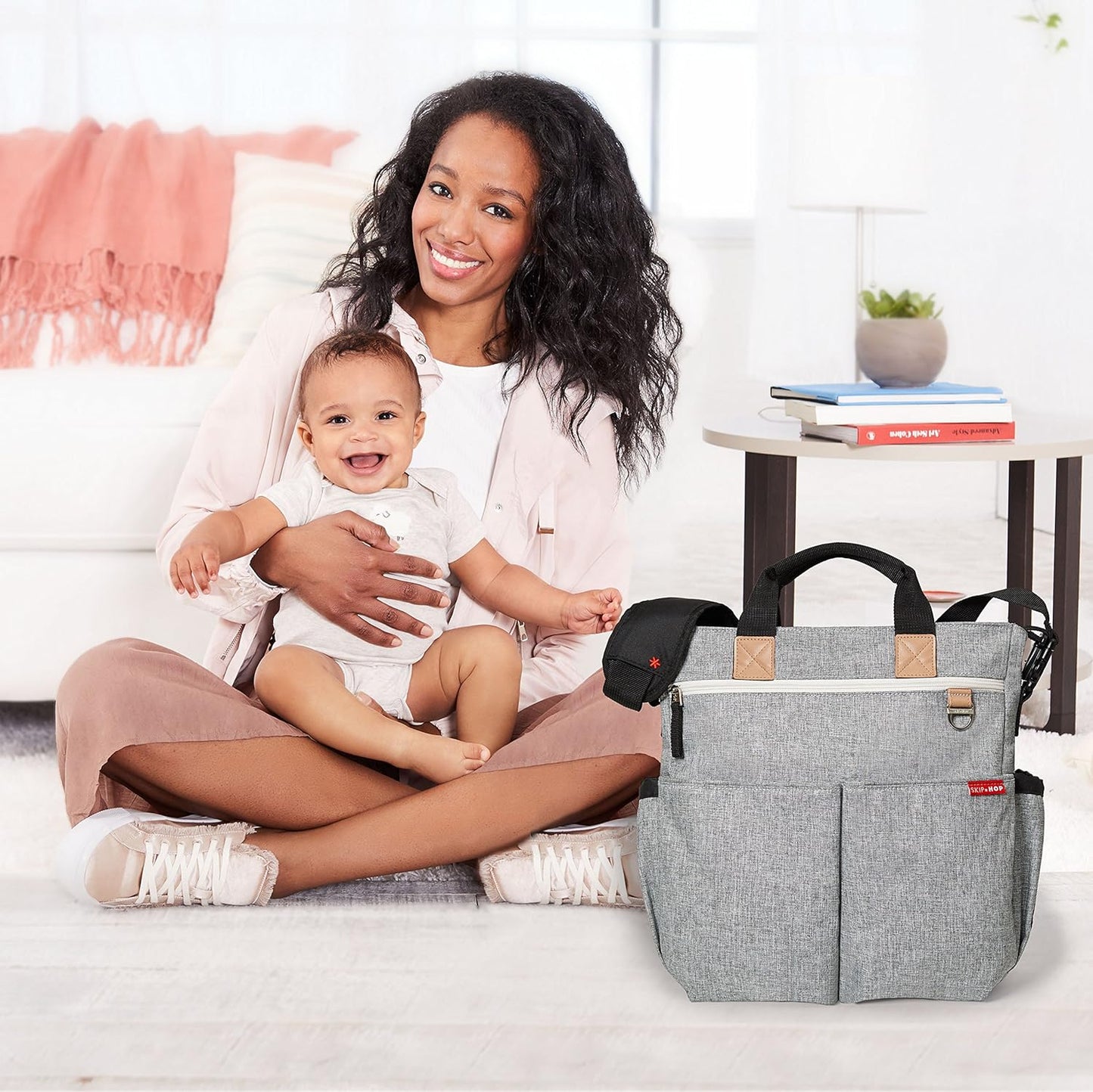Duo Signature Wickeltasche, Grau