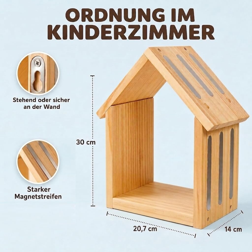 Tonie-Regal, Holz Haus
