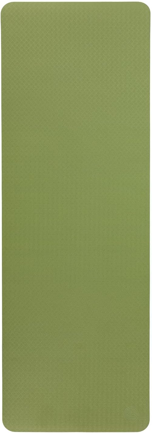 Rutschfeste Yogamatte, olive/sand Yogamatte Flow