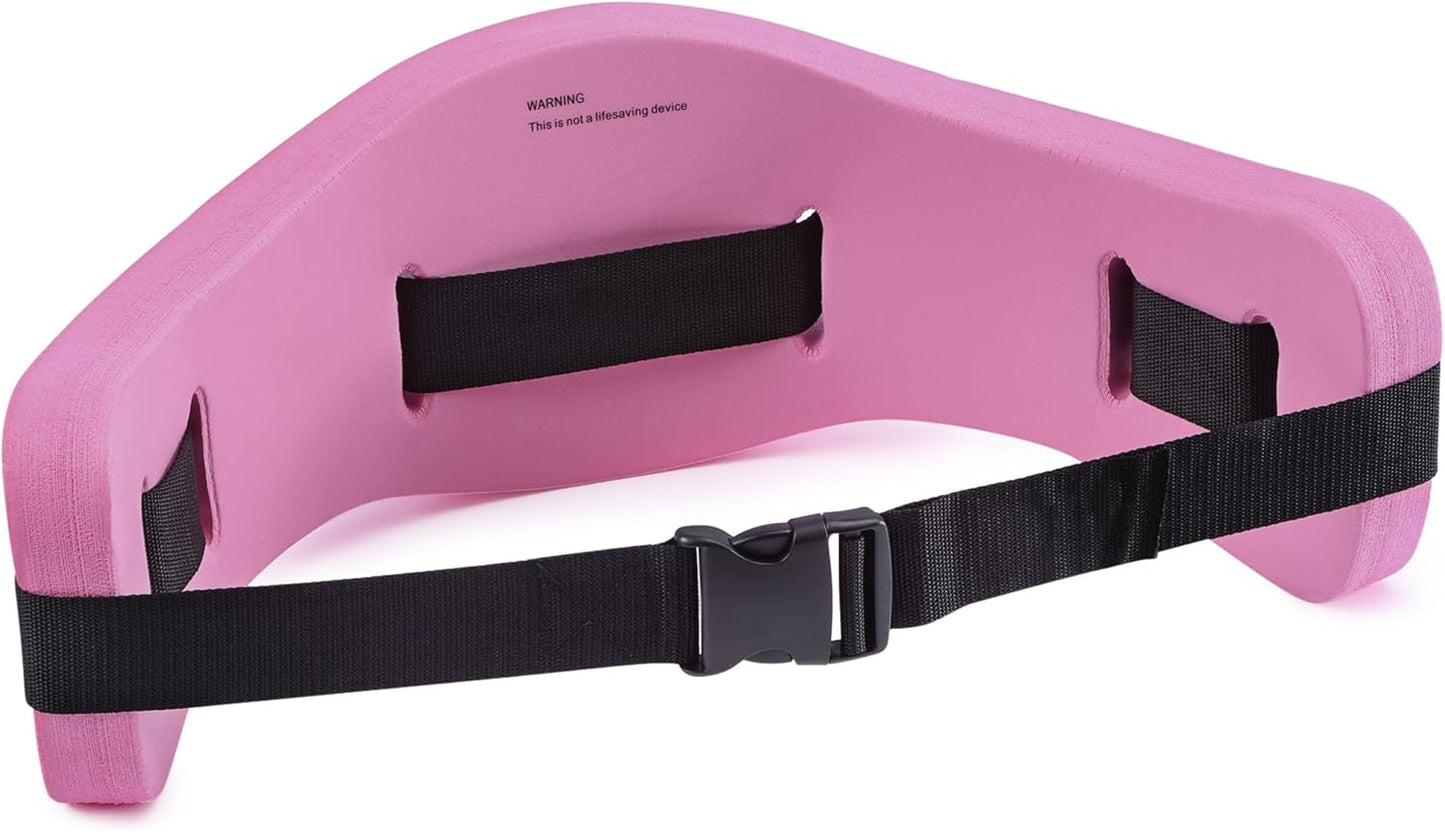 Schwimmgürtel für Wasser-Fitness bis 100 kg, Pink