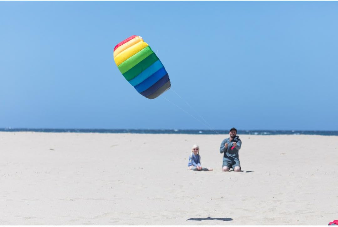 Zweileiner Lenkdrachen Symphony Beach, 1.3 Rainbow