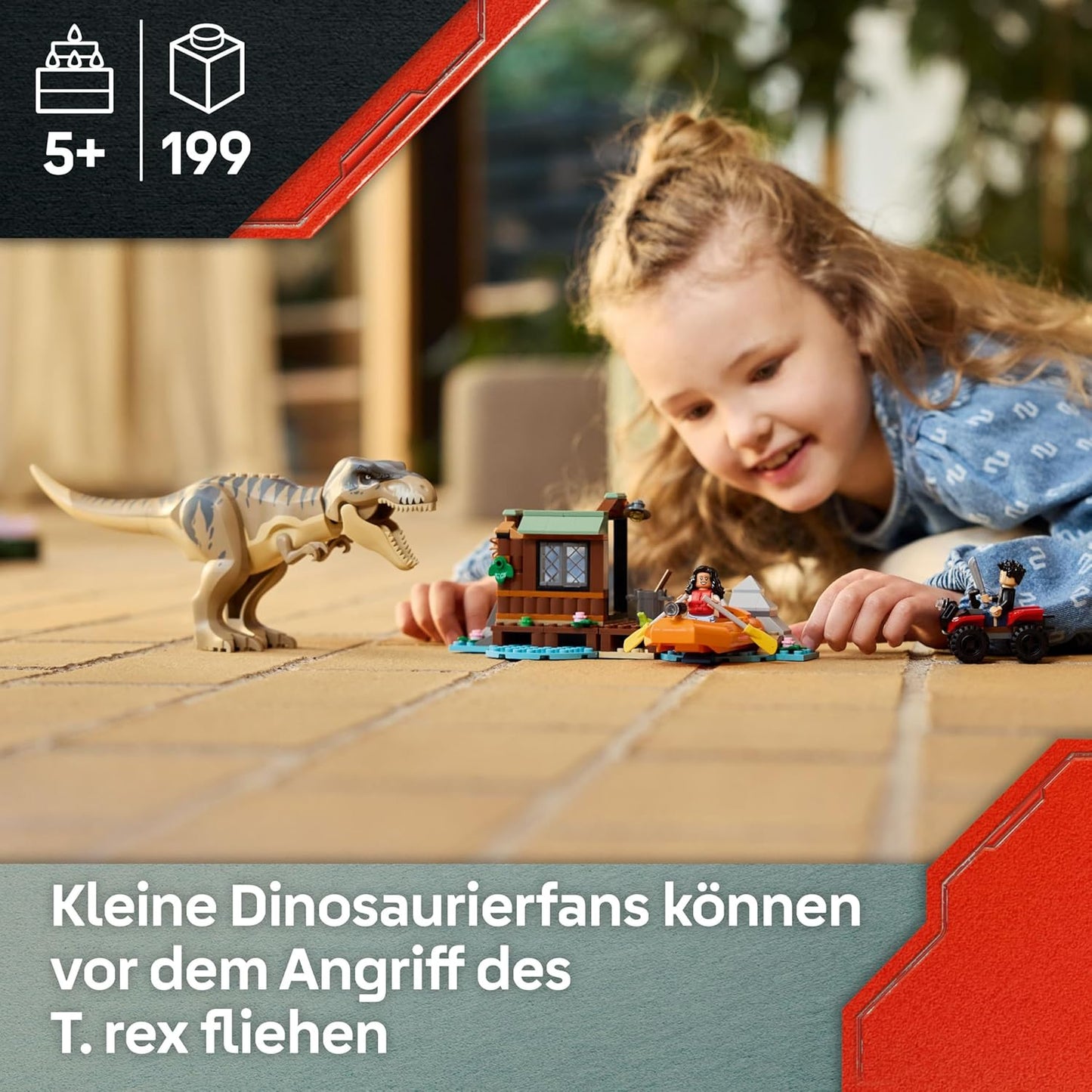 Jurassic World Flucht vor dem T.Rex