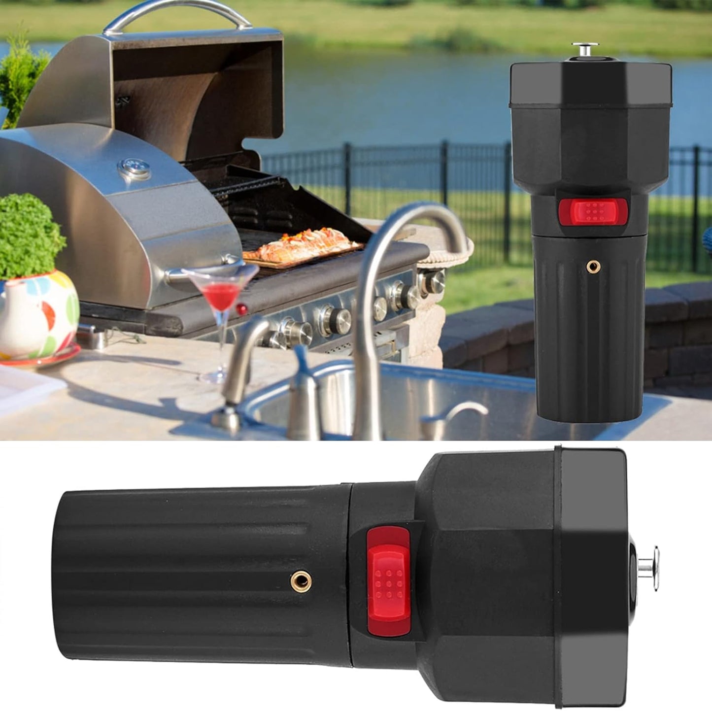 BBQ Grill-Braten-Motor, batteriebetrieben