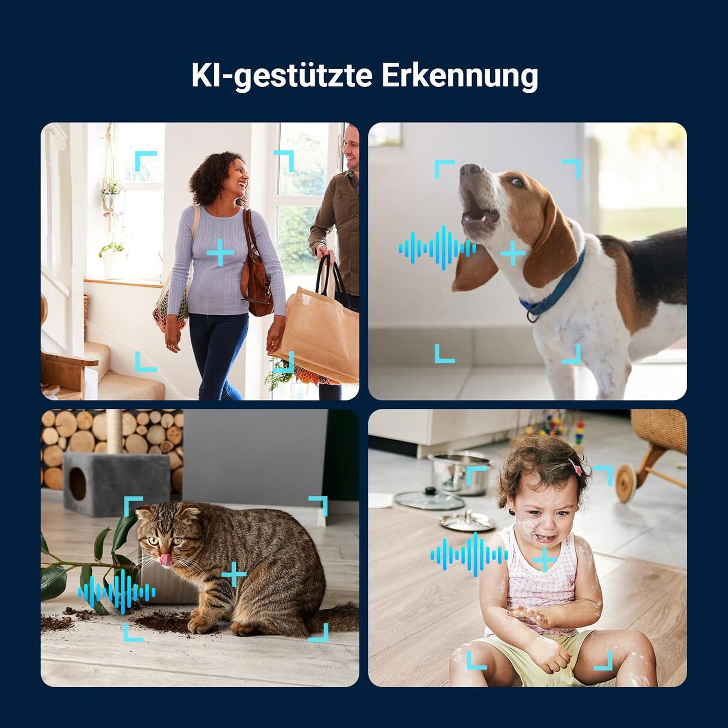 4K Überwachungskamera C6N G1 mit 360° Schwenk & Zoom-Tracking, G1 4k