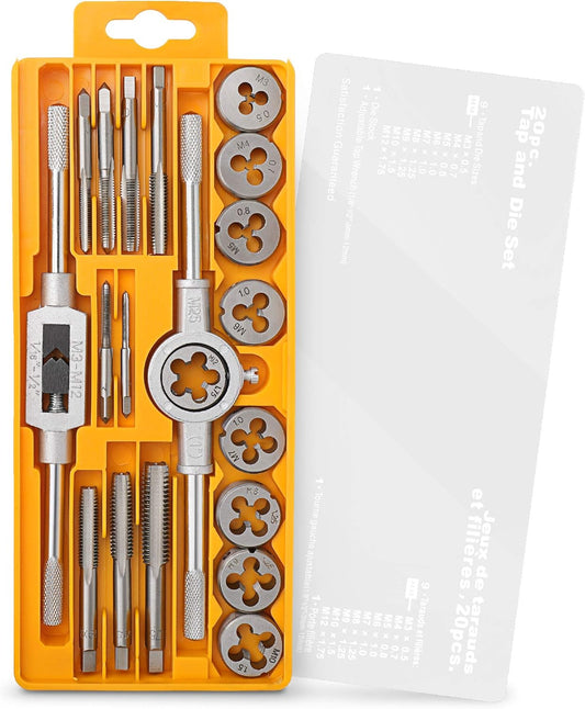 20-teiliges Gewindeschneider Set, 20 Teile