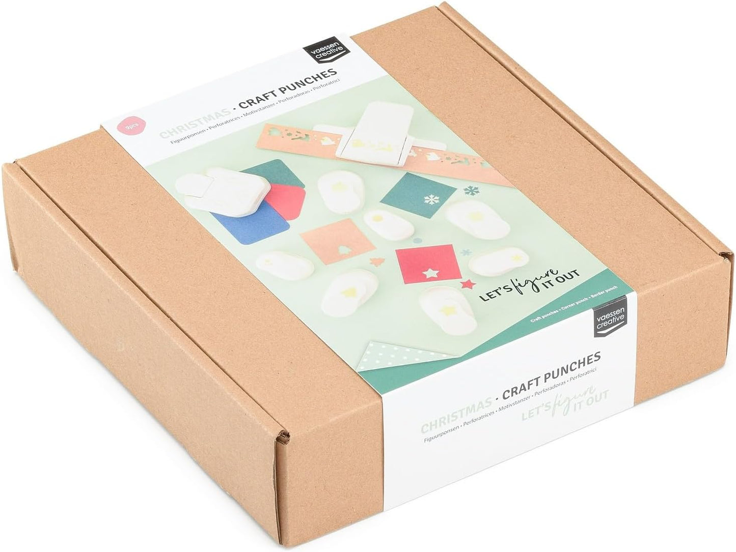 Motivstanzer-Set Weihnachten (9 Stück), Stanzer Set 9 Stück