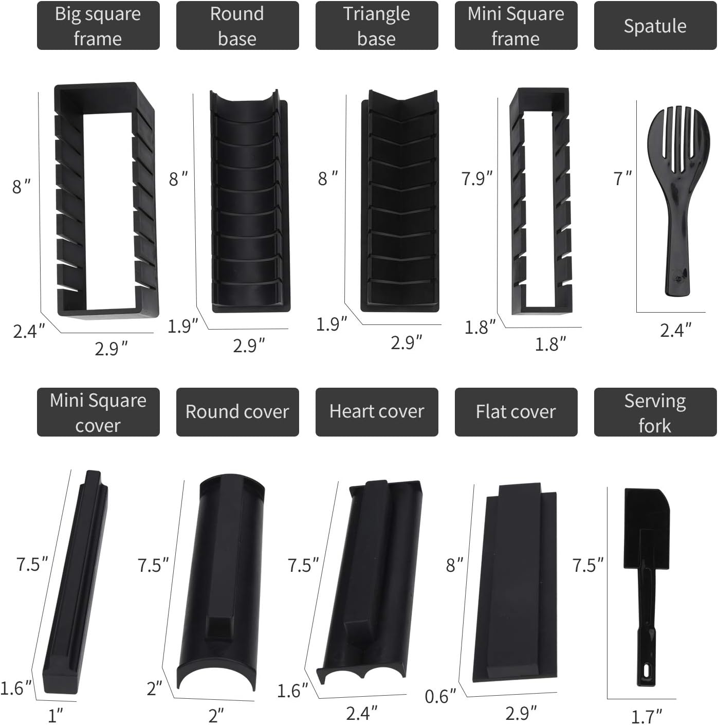 Sushi Maker Kit, 12 PCS
