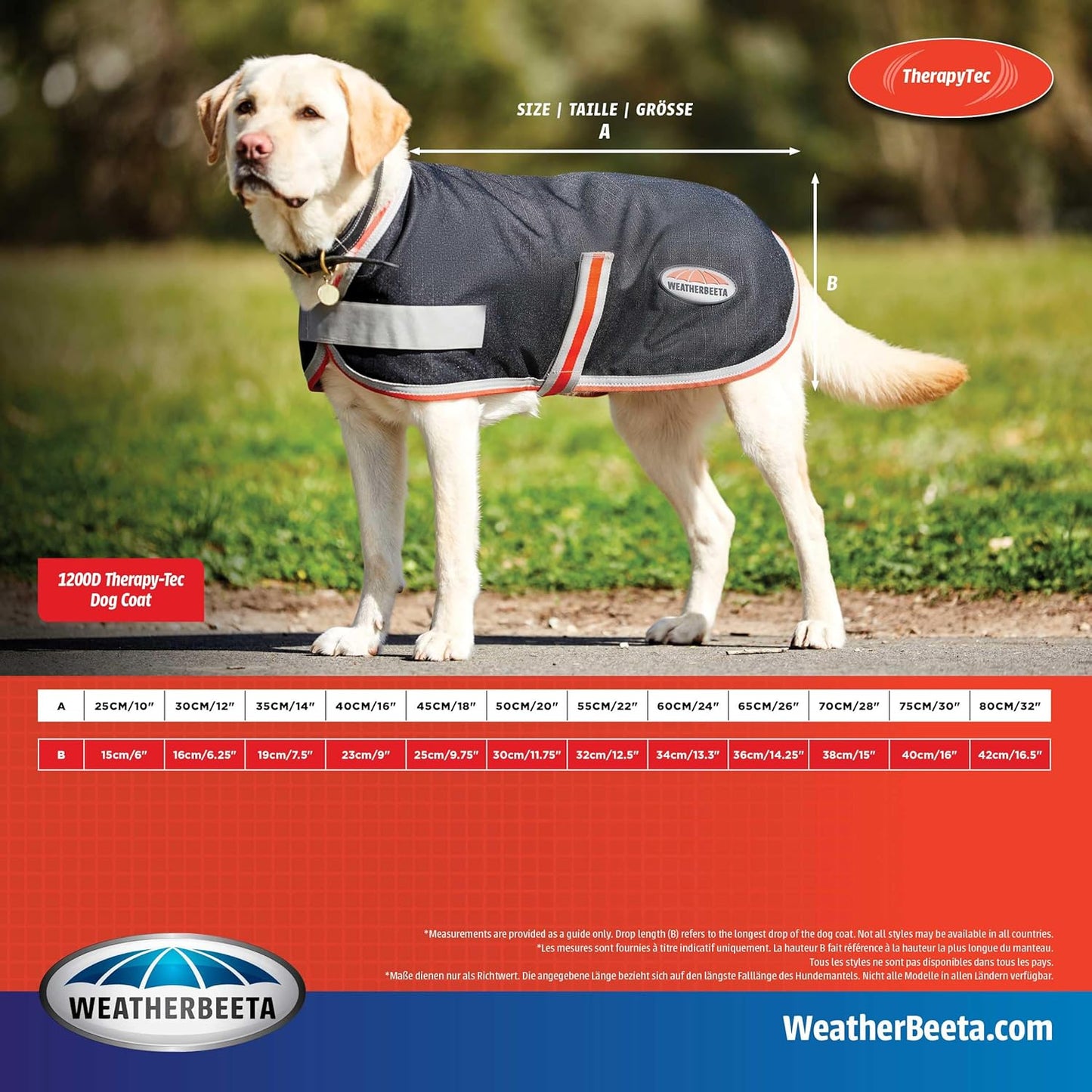 Hundemantel ComFiTec 1200D Therapy-Tec, 30 cm