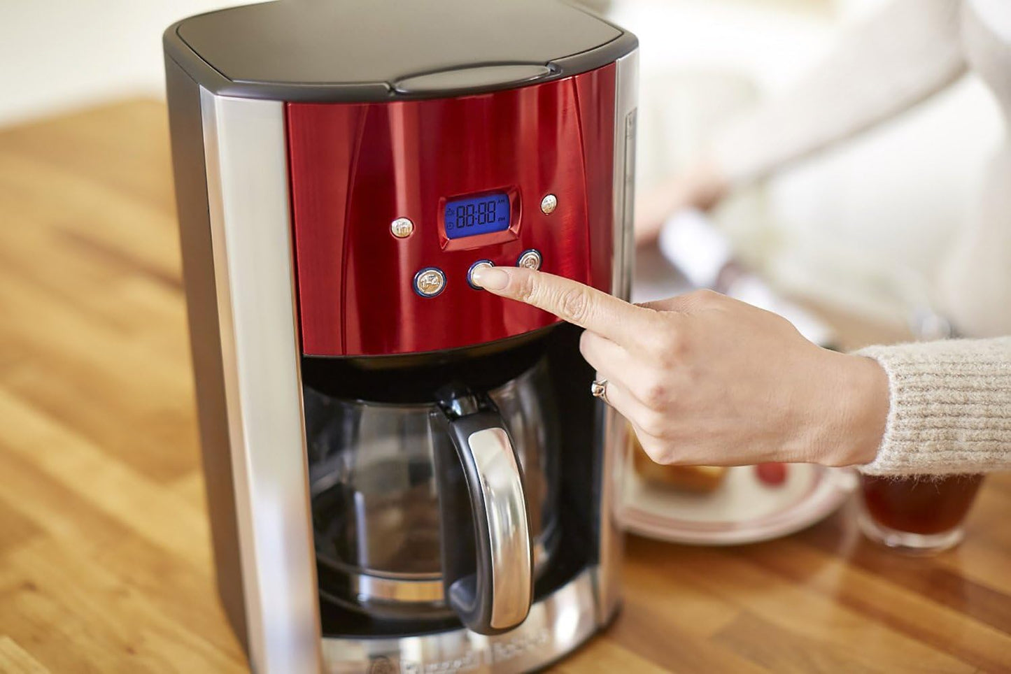 Digitale Filterkaffeemaschine Luna Solar mit Timer, Modern