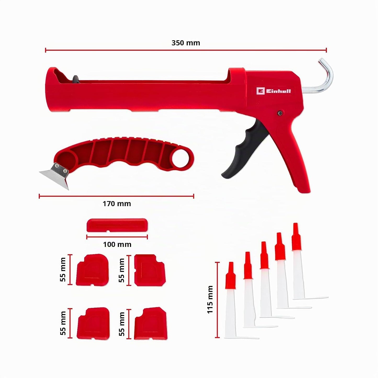 12-teiliges Kartuschenpressen-Set Basic, Kartuschenpresse einfach