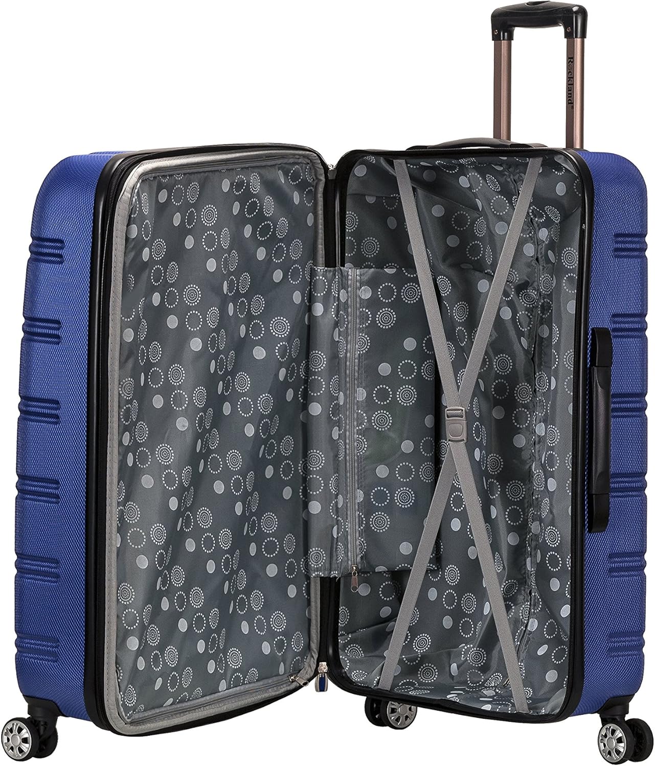 Hartschalenkoffer, Checked Large 28" Blau