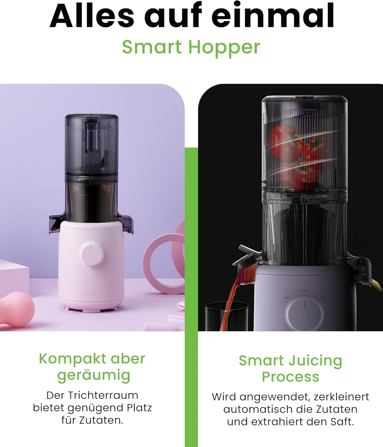 Slow Juicer H310, Lavender