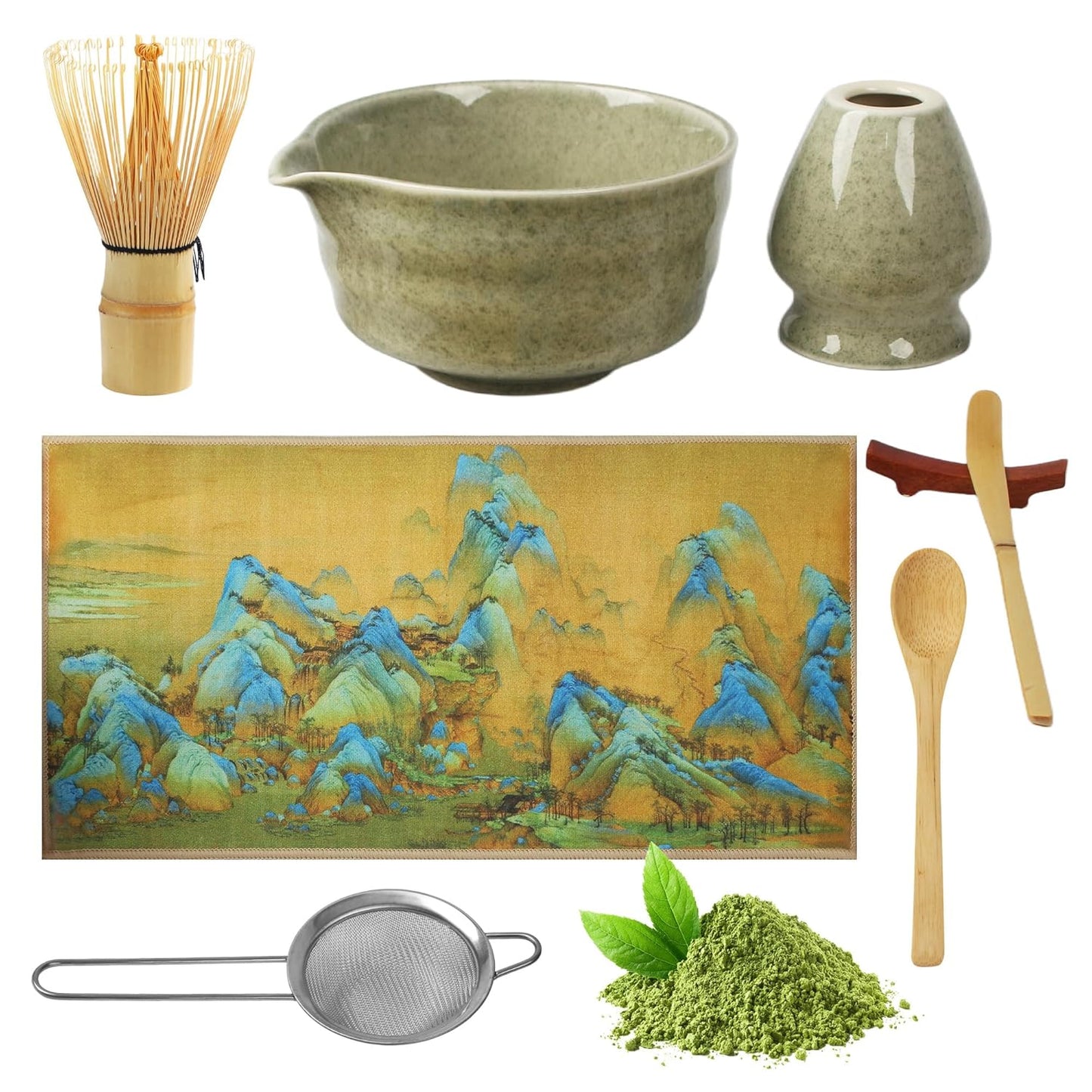 8-teiliges Matcha-Set für Teeliebhaber