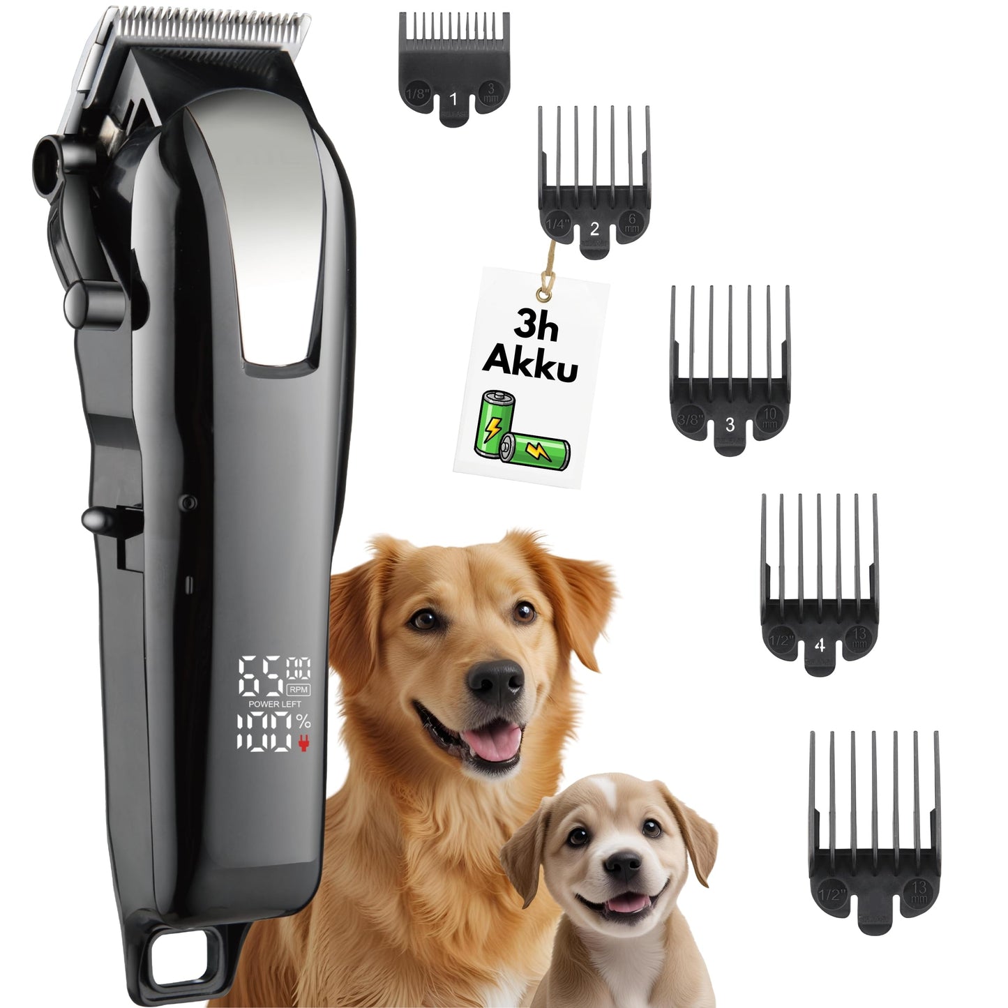 Akku-Hundeschermaschine